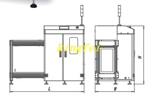 Chargeur et déchargeur de racks de magazines de PCB SMT