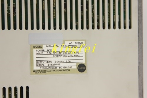 JUKI PN 40026788 FX1R YA Conducteur MR-J2S-100B-PY096 JUKI FX1R Accessoires de la machine