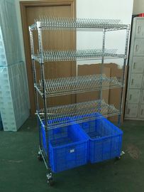 Stockage inoxydable Stander de chariot d'ESD SMT de pièces de rechange de SMT pour Rolls composante