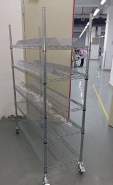 Stockage inoxydable Stander de chariot d'ESD SMT de pièces de rechange de SMT pour Rolls composante
