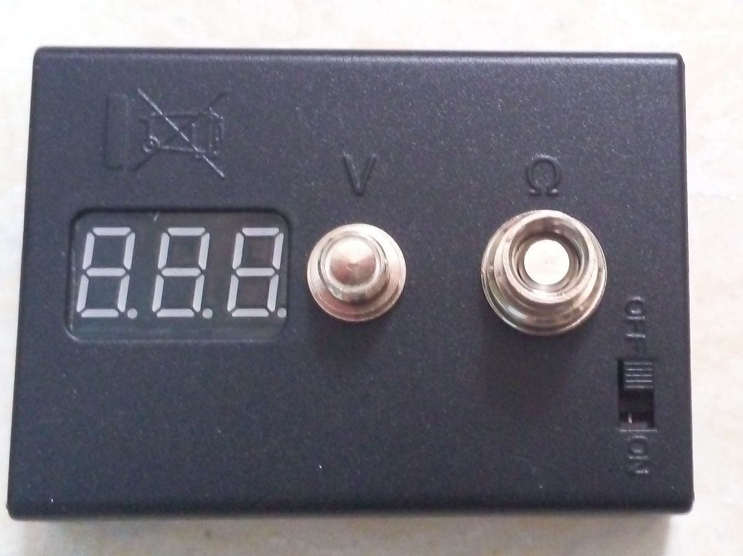 Pièces de rechange de SMT de mètre d'OHM, essayeur de résistance pour le vaporisateur du fil RDA RBA DIY de la cigarette 510 d'E